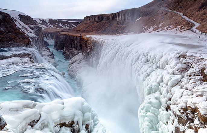 Gullfoss waterfall