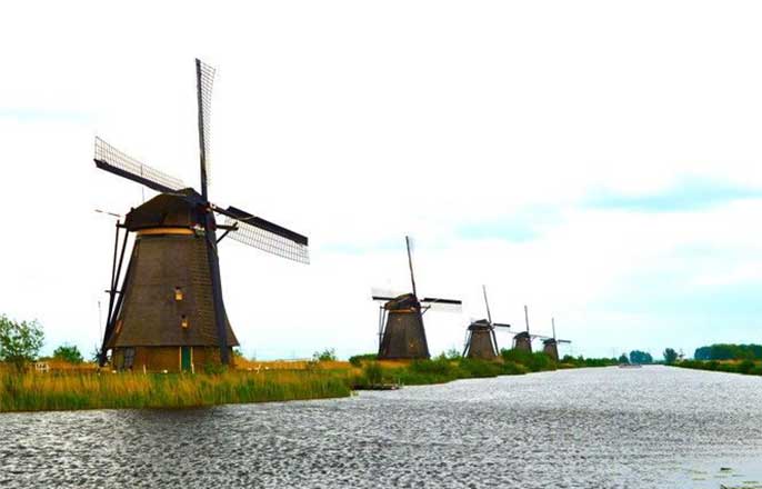 moulins-kinderdijk-hollande
