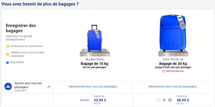 option-bagage-supplementaire-ryanair